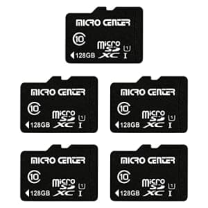 Inland Micro Center 128GB Class 10 MicroSDXC Flash Memory Card with Adapter for Mobile Device Storage for $55