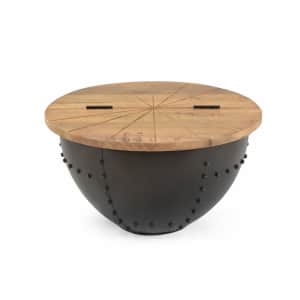 GDF Studio Absecon Mango Wood and Iron Flip-Top Storage Table for $114 GDF Studio Absecon Mango Wood and Iron Flip-Top Storage Table for $114