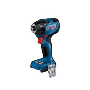 Bosch GDR18V-1860CN 18V Connected-Ready 1/4 In. Hex Impact Driver (Bare Tool), Blue for $119