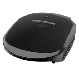 George Foreman 2 Serving Classic Plate Electric Grill and Panini Press for $17 George Foreman 2 Serving Classic Plate Electric Grill and Panini Press for $17