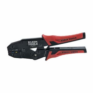 Klein Tools 3005CR Wire Crimper Tool, Ratcheting Insulated Terminal Crimper for 10 to 22 AWG Wire for $30 Klein Tools 3005CR Wire Crimper Tool, Ratcheting Insulated Terminal Crimper for 10 to 22 AWG Wire for $30