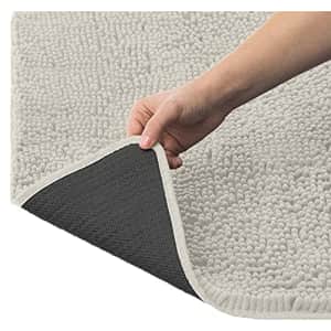 Kangaroo Luxury Chenille Bath Rug, 30x20, Extra Soft and Absorbent Shaggy Bathroom Rugs, Machine for $19