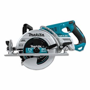 Makita XSR01Z-R 18V X2 LXT Cordless Lithium-Ion Brushless 7-1/4 in. Rear Handle Circular Saw for $190
