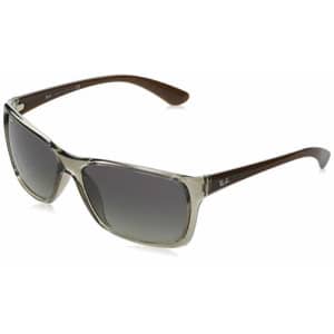 Ray-Ban Men's RB4331F Asian Fit Sunglasses, Transparent Grey/Grey/Gradient Dark Grey, 61 mm for $83 Ray-Ban Men's RB4331F Asian Fit Sunglasses, Transparent Grey/Grey/Gradient Dark Grey, 61 mm for $83