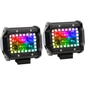 Nicoko 18W 4" Cree LED Truck Light 2-Pack for $31