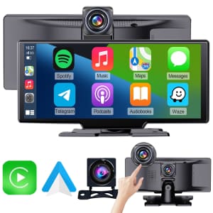 9" Wireless Car Stereo with Apple CarPlay and Android Auto for $69