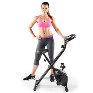 Marcy Folding Upright Exercise Bike with Magnetic Resistance NS-654 for $150