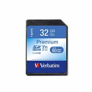 Verbatim 32 GB Secure Digital Card for $13