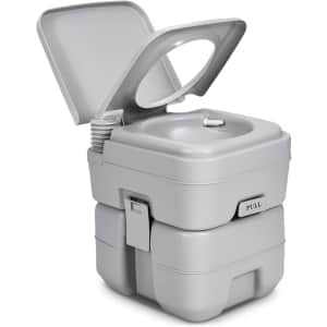 Yitahome Portable Flush Pump Toilet w/ 5.3-Gallon Detachable Waste Tank for $70 Yitahome Portable Flush Pump Toilet w/ 5.3-Gallon Detachable Waste Tank for $70