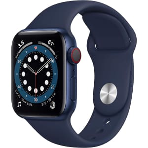Apple Watch Series 6 40mm GPS + Cellular Smartwatch for $360