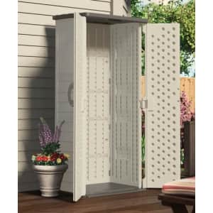 Suncast 6-Foot Resin Vertical Storage Shed w/ Floor Kit for $163