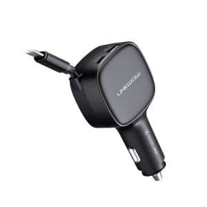Linkwow USB-C 84W Retractable Car Charger for $10 Linkwow USB-C 84W Retractable Car Charger for $10