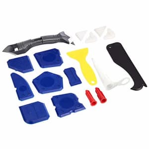 Amazon Basics Caulking Tool Kit with Silicone Sealant Finishing Tools, 18-Pieces for $9 Amazon Basics Caulking Tool Kit with Silicone Sealant Finishing Tools, 18-Pieces for $9