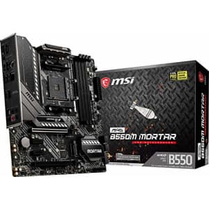 MSI MAG B550M Mortar Gaming Motherboard (AMD AM4, DDR4, PCIe 4.0, SATA 6Gb/s, M.2, USB 3.2 Gen 2, for $250 MSI MAG B550M Mortar Gaming Motherboard (AMD AM4, DDR4, PCIe 4.0, SATA 6Gb/s, M.2, USB 3.2 Gen 2, for $250