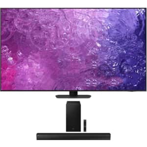 SAMSUNG QN65QN90CAFXZA 65 Inch Neo QLED Smart TV with 4K Upscaling with a HW-B550D 3.1Ch Soundbar for $1,594 SAMSUNG QN65QN90CAFXZA 65 Inch Neo QLED Smart TV with 4K Upscaling with a HW-B550D 3.1Ch Soundbar for $1,594