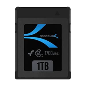 SABRENT Rocket CFX 1TB CFexpress Type B Memory Card R1700MB/s W1500MB/s (CF-XTBT-1TB) for $250