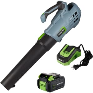 WorkPro 20V Cordless Leaf Blower w/ Battery and Charger for $70