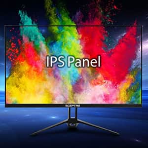 Sceptre IPS 24" 1920 x 1080p Gaming Monitor up to 165Hz DisplayPort HDMI AMD FreeSync Premium 98% for $90 Sceptre IPS 24" 1920 x 1080p Gaming Monitor up to 165Hz DisplayPort HDMI AMD FreeSync Premium 98% for $90