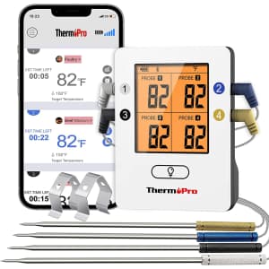 ThermoPro Wireless Bluetooth Meat Thermometer for $41 ThermoPro Wireless Bluetooth Meat Thermometer for $41