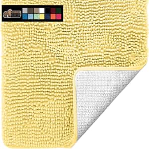 Gorilla Grip Bath Rug, 70x24, Thick Soft Absorbent Chenille Rubber Backing Bathroom Rugs, for $22