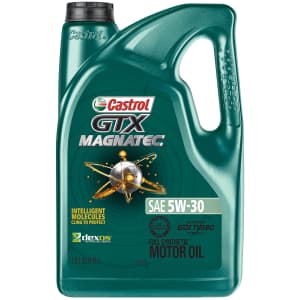 Castrol GTX Magnatec 5W-30 Full Synthetic Motor Oil 5-Quart Jug for $17 Castrol GTX Magnatec 5W-30 Full Synthetic Motor Oil 5-Quart Jug for $17