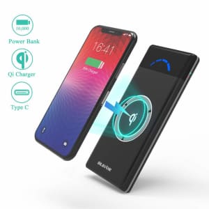 Blavor 10,000mAh Wireless Portable Power Bank for $11 Blavor 10,000mAh Wireless Portable Power Bank for $11