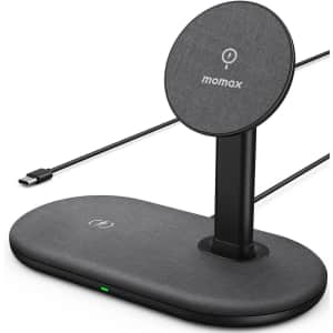 Momax Q.Mag Dual Magnetic Wireless Charging Stand for $35