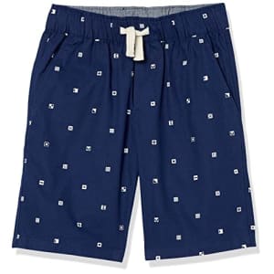 Nautica Boys' Toddler Drawstring Pull-on Shorts, J Navy Schiffli, 4T for $8