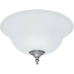 Hunter Fan White Linen Glass Bowl Kit for $31