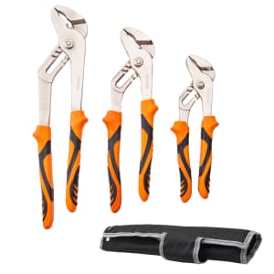 Vevor 3-Piece Groove Joint Pliers Set for $10