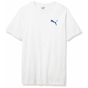 PUMA Men's T-Shirt, White, S for $17