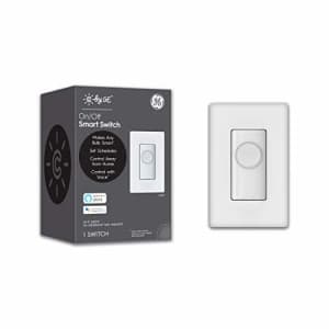 GE Lighting 93105002 C by GE On/Off Button Style Works with Alexa + Google Home Without Hub, for $18