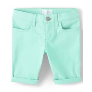 The Children's Place Girls' Solid Skimmer Shorts, Rose, 6X/7 for $33