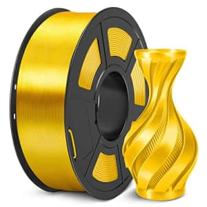 3D Printer Silk Filament, SUNLU Shiny Silk PLA Filament 1.75mm, Smooth Silky Surface, Great Easy to for $22