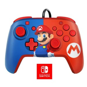 PDP Gaming Faceoff Deluxe+ Wired Controller for Nintendo Switch for $19