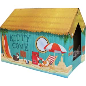 American Cat Club Cardboard Cat House for $18