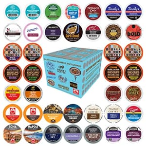 Crazy Cups Coffee Pod Variety Pack, Single Serve Cups, Original Version, Bold & Dark Roast, 40 Count for $29 Crazy Cups Coffee Pod Variety Pack, Single Serve Cups, Original Version, Bold & Dark Roast, 40 Count for $29