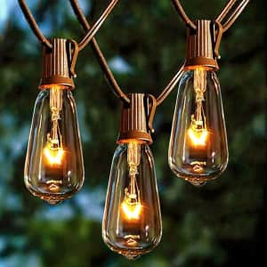 Afirst 20-Foot Outdoor String Lights for $23