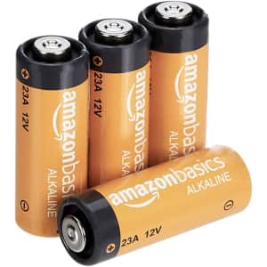 Amazon Basics 23A Alkaline Batteries 4-Pack for $3