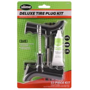 Slime 11-Piece Deluxe Tire Plug Kit for $7