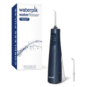 Waterpik Cordless Pulse Rechargeable Portable Water Flosser for $40