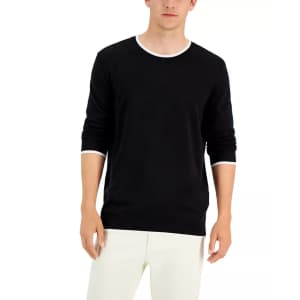 Alfani Men's Crewneck or V-Neck Sweater for $7