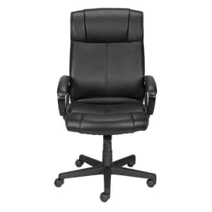Staples Turcotte Luxura Faux Leather Computer and Desk Chair for $100 Staples Turcotte Luxura Faux Leather Computer and Desk Chair for $100