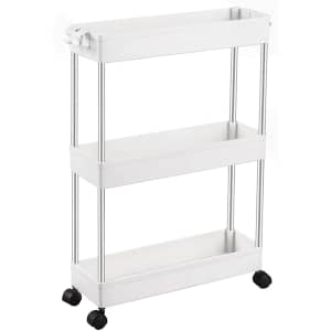 SpaceKeeper 3-Tier Slim Storage Cart for $19 SpaceKeeper 3-Tier Slim Storage Cart for $19