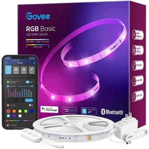Govee 50-Foot Smart LED RGB Strip Lights for $13