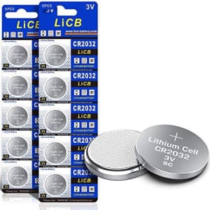 LiCB CR2032 3V Lithium Battery 10-Pack for $5 LiCB CR2032 3V Lithium Battery 10-Pack for $5