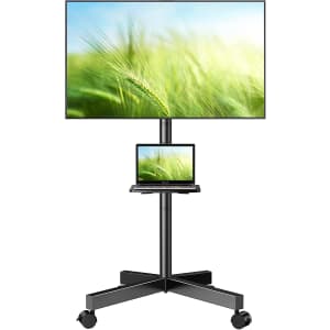 Perlesmith Mobile Stand for 23" to 60" TVs for $70