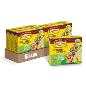 Old El Paso Stand 'N Stuff Taco Shells With a Hint Of Lime 60-Pack for $9.65 via Sub & Save