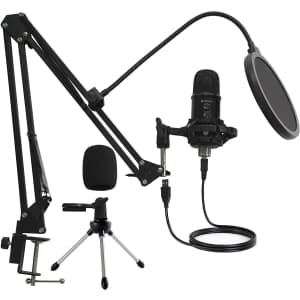 Mirfak USB Microphone Professional Kit for $29