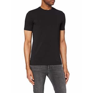 A|X ARMANI EXCHANGE Men's Short Sleeve Cotton Jersey Logo T-Shirt, Black, X-Small for $47